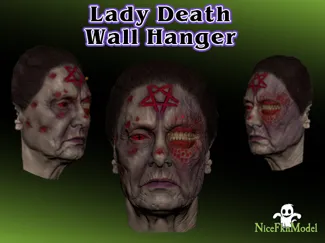 Lady Death Wall Hanger