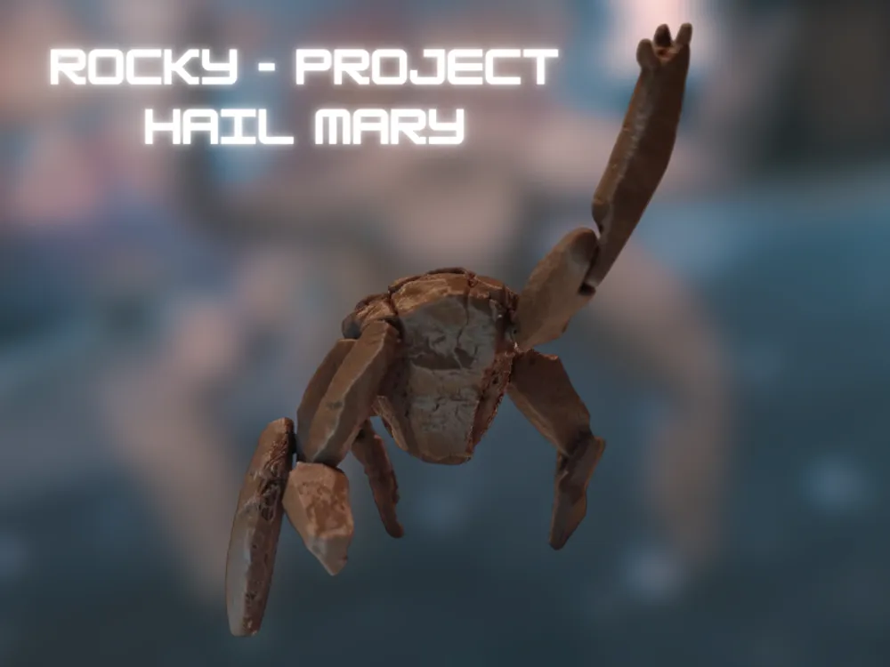 Rocky - Project Hail Mary Official figure - Free 3D Print Model ...