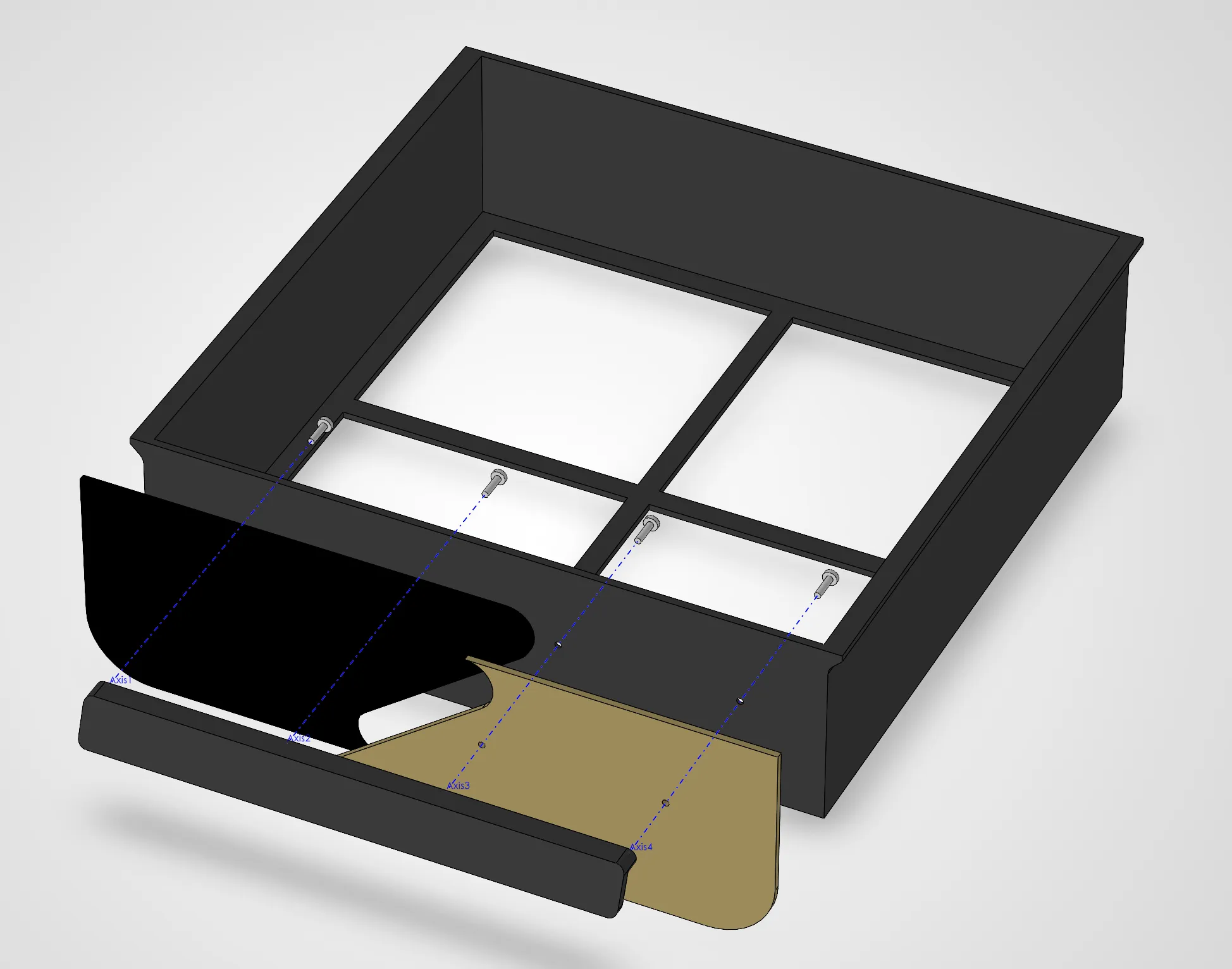 Obsidian Grove Desk Drawer - Gridfinity compatible - Free 3D Print ...