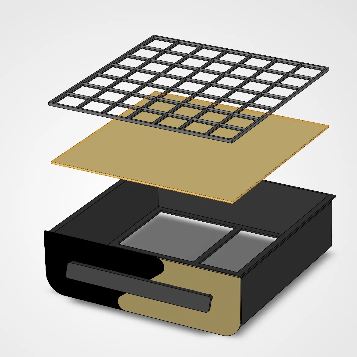 Obsidian Grove Desk Drawer - Gridfinity compatible - Free 3D Print ...