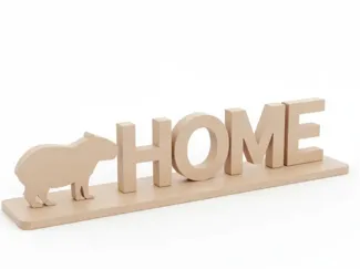 Capybara Home Sign