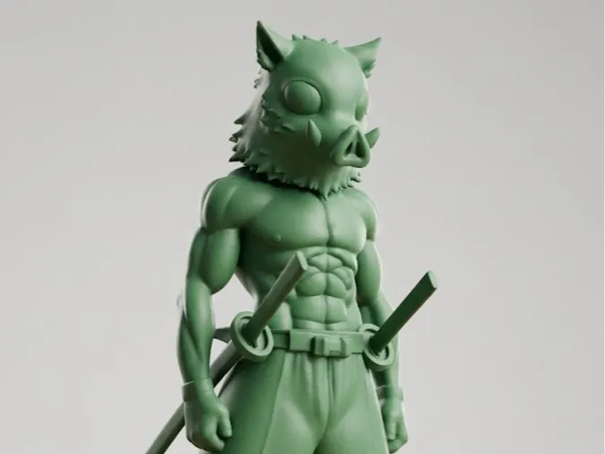 Inosuke Hashibira High Detail Fan Art (Optimized)