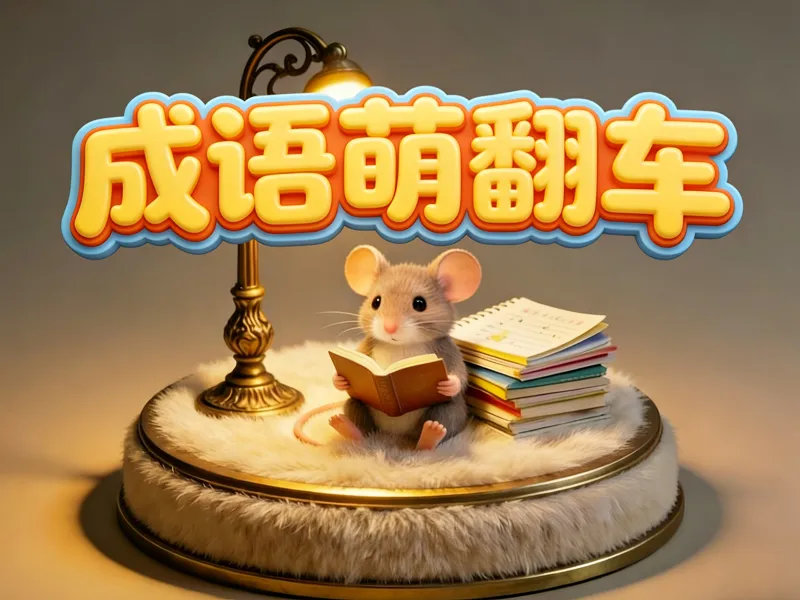 成语萌翻车・不学无术 Q 版国风摆件