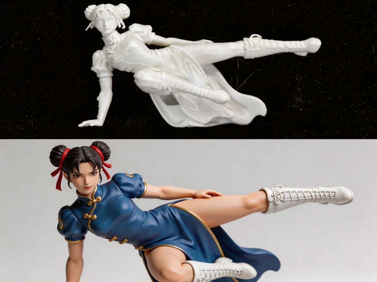 Chun-Li Side Kick - Free 3D Print Model - MakerWorld
