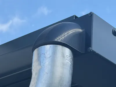 Adapter for 70mm Pipe Gutter Downspout