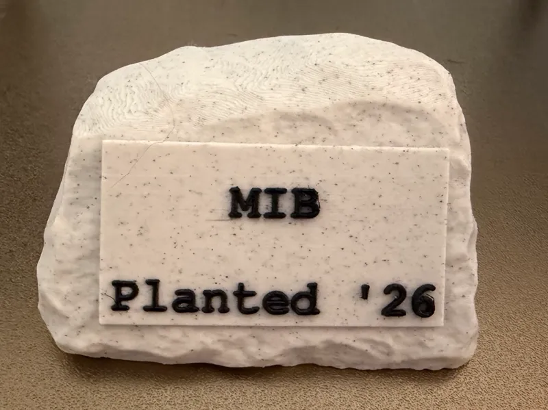 Rock Sign / Garden Label