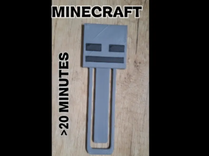 Minecraft Skeleton Bookmark