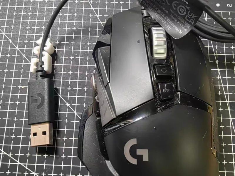 G502鼠标USB端TPU保护件罗技