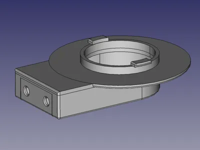 Litocam PTZ Cam littlelf Wall Mount - Free 3D Print Model - MakerWorld