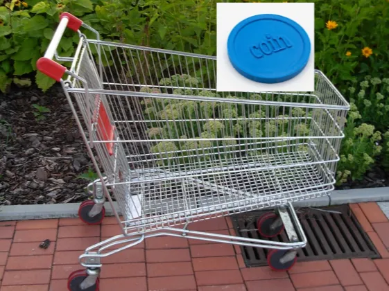 Supermarket cart coin