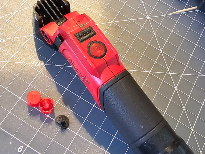Milwaukee 2113-** flashlight button replacement