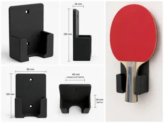 Ping Pong Paddle Holder