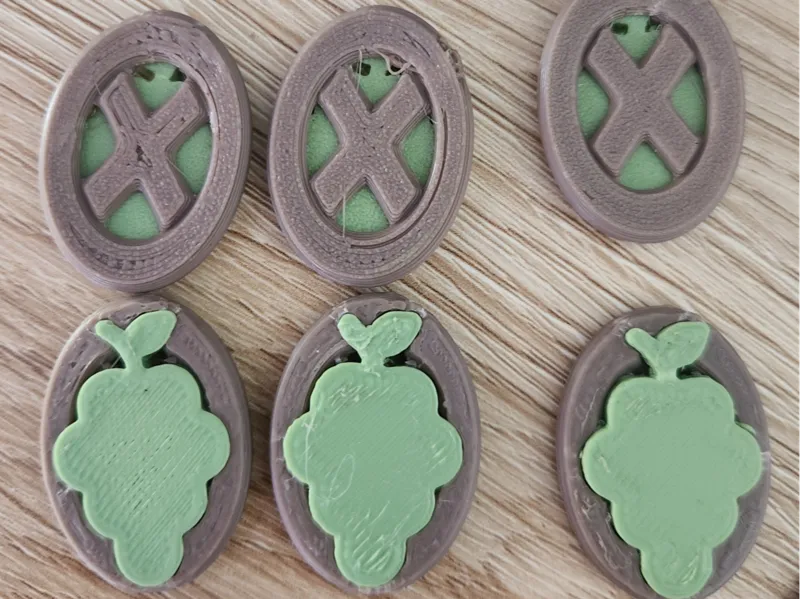 Viticulture Board Game Harvest tokens