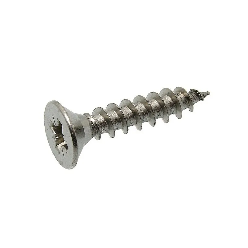 Vis à bois tête fraisÊe à empreinte Pozidriv - Inox A2