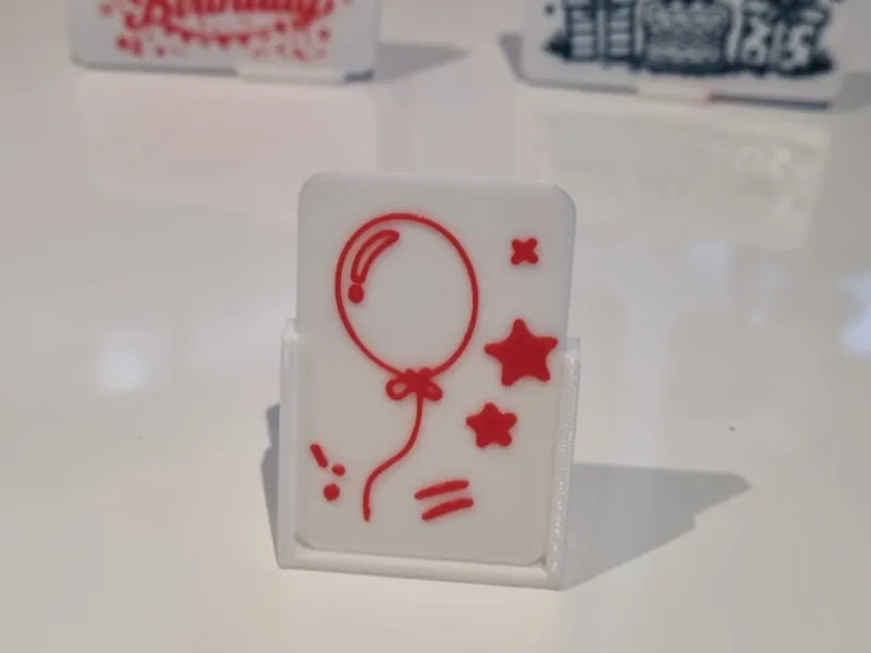 Balloon Party Desk Decor Plate