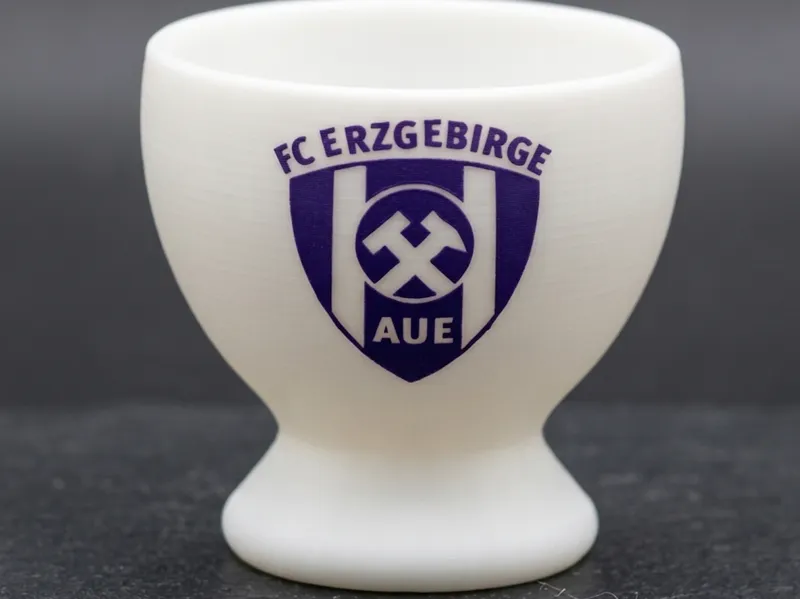 FC Erzgebirge Aue Eierbecher Fan-Frühstück!