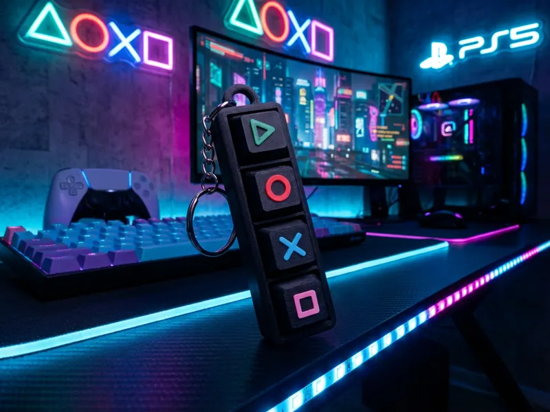 PlayStation键帽解压玩具