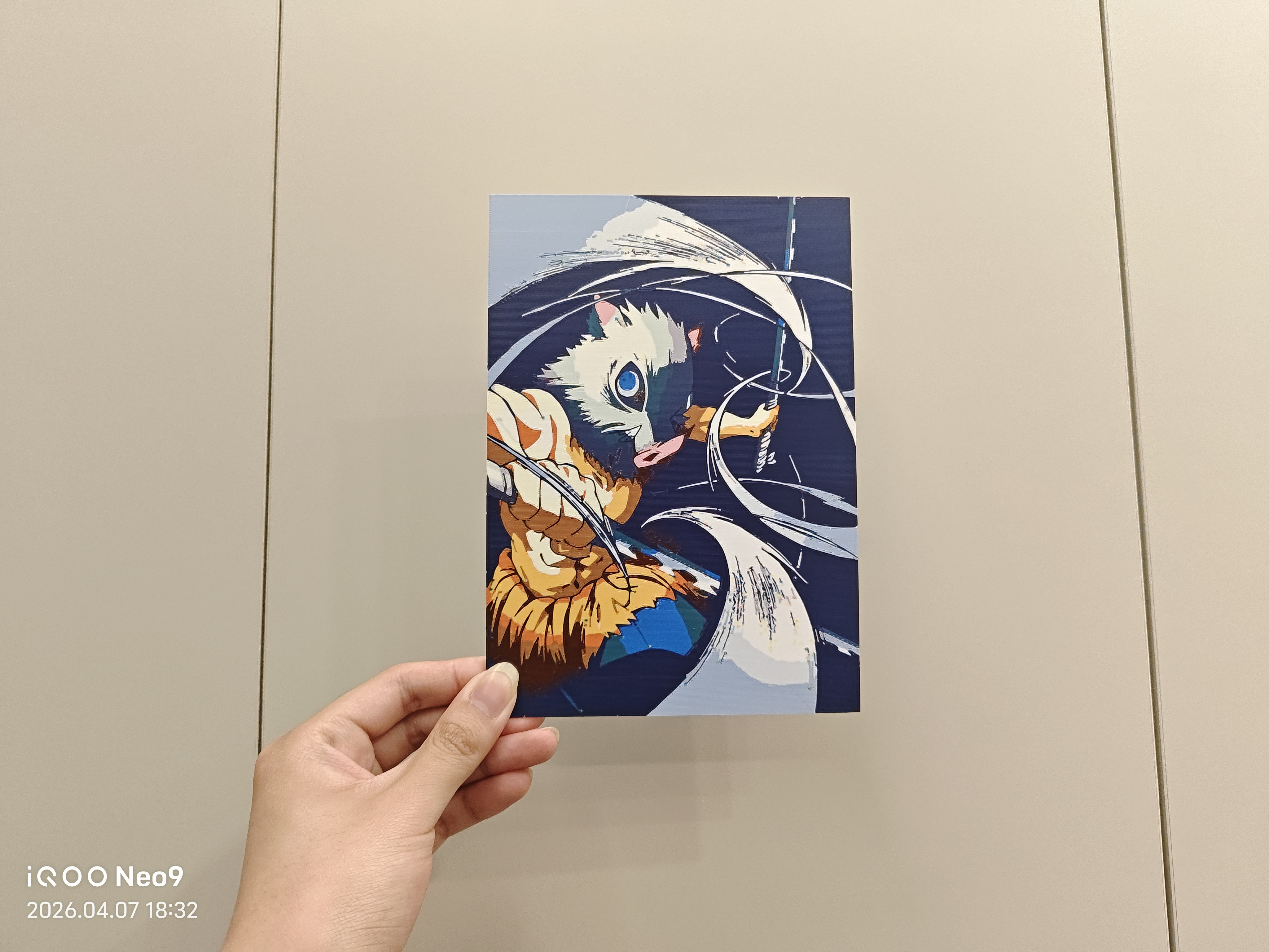 Demon Slayer Inosuke Hashibira 4-color print - Free 3D Print Model