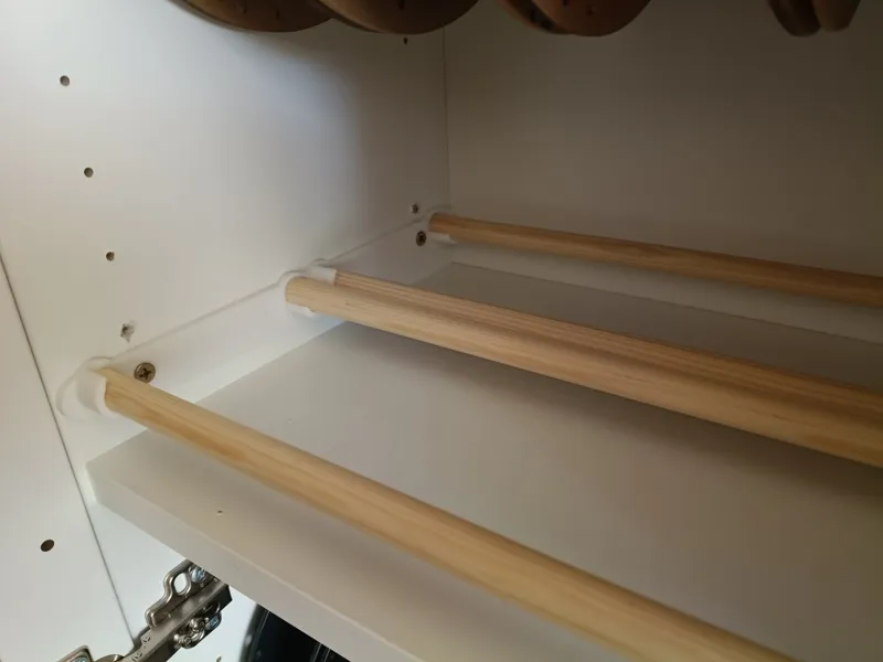 Support bobines 250g diamètre 118  pour IKEA Billy