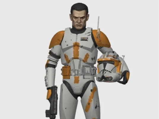 Phase 2 Commander Cody Helmet Removed Miniature
