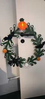 Legos Wreath Accessories Halloween Pumpkin