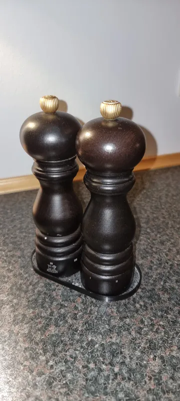 Peugeot salt and pepper Paris tray