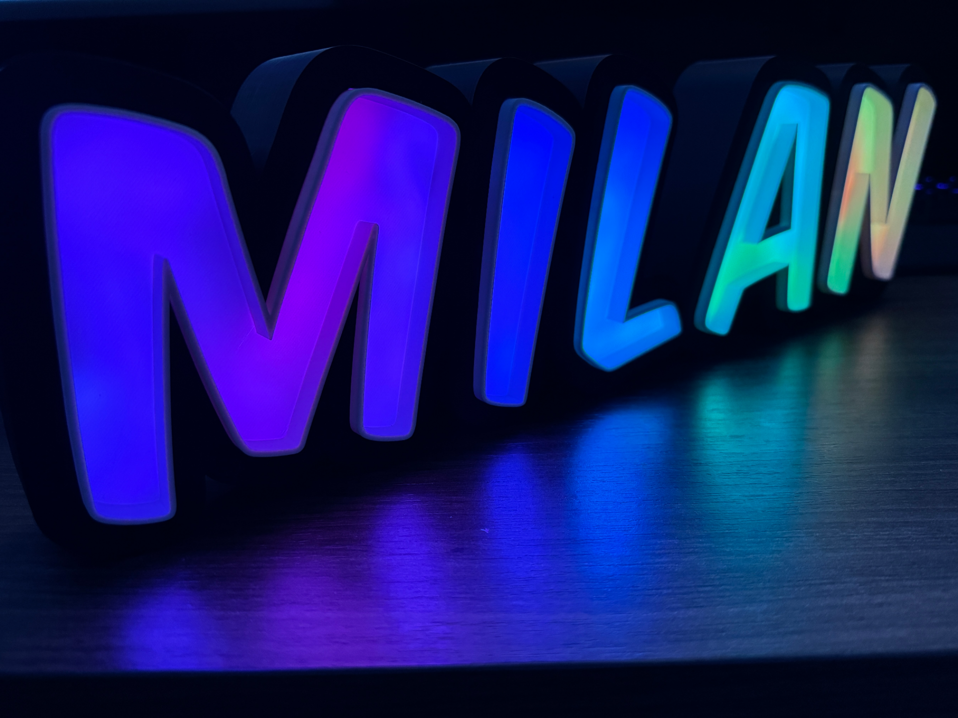 LED-Namenschild MILAN
