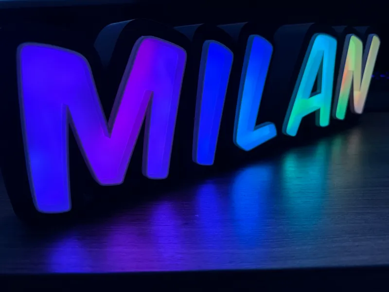 LED-Namenschild MILAN