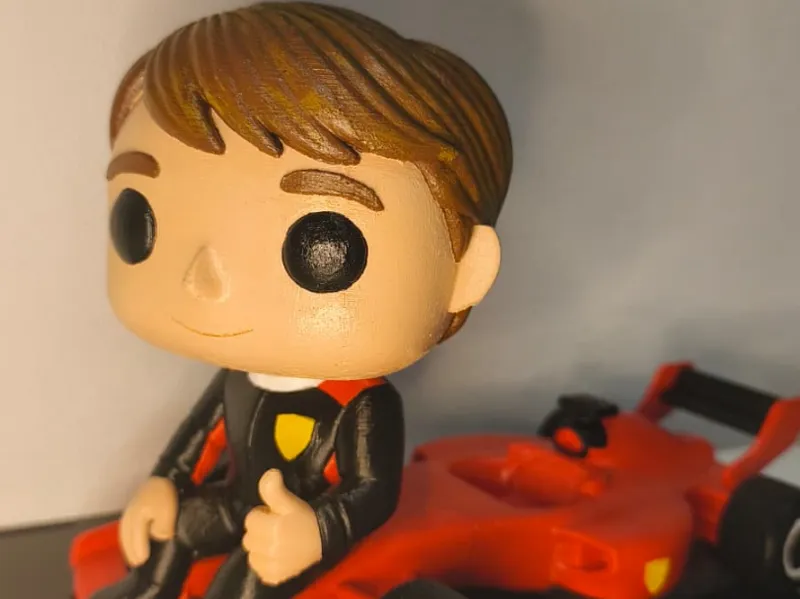 Funko de piloto de formula uno 
