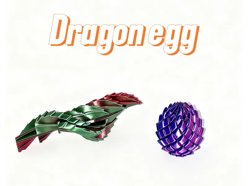 mini dragon fidget egg