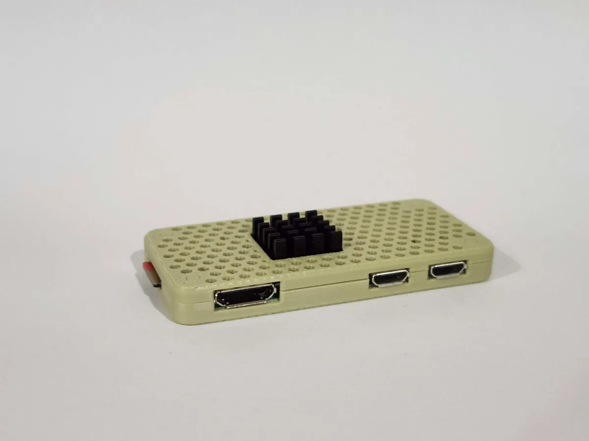 Raspberry Pi Zero 2W Case w/ Heat Sink Cutout - Free 3D Print Model ...