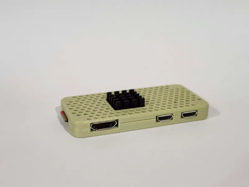 Raspberry Pi Zero 2W Case w/ Heat Sink Cutout