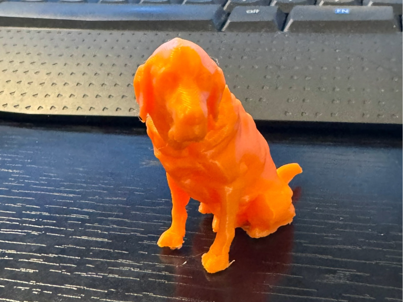 Cute Sitting Labrador Retriever – Easy PLA Print