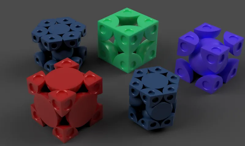 Magnetic Atomic Unit Cells for Material Science