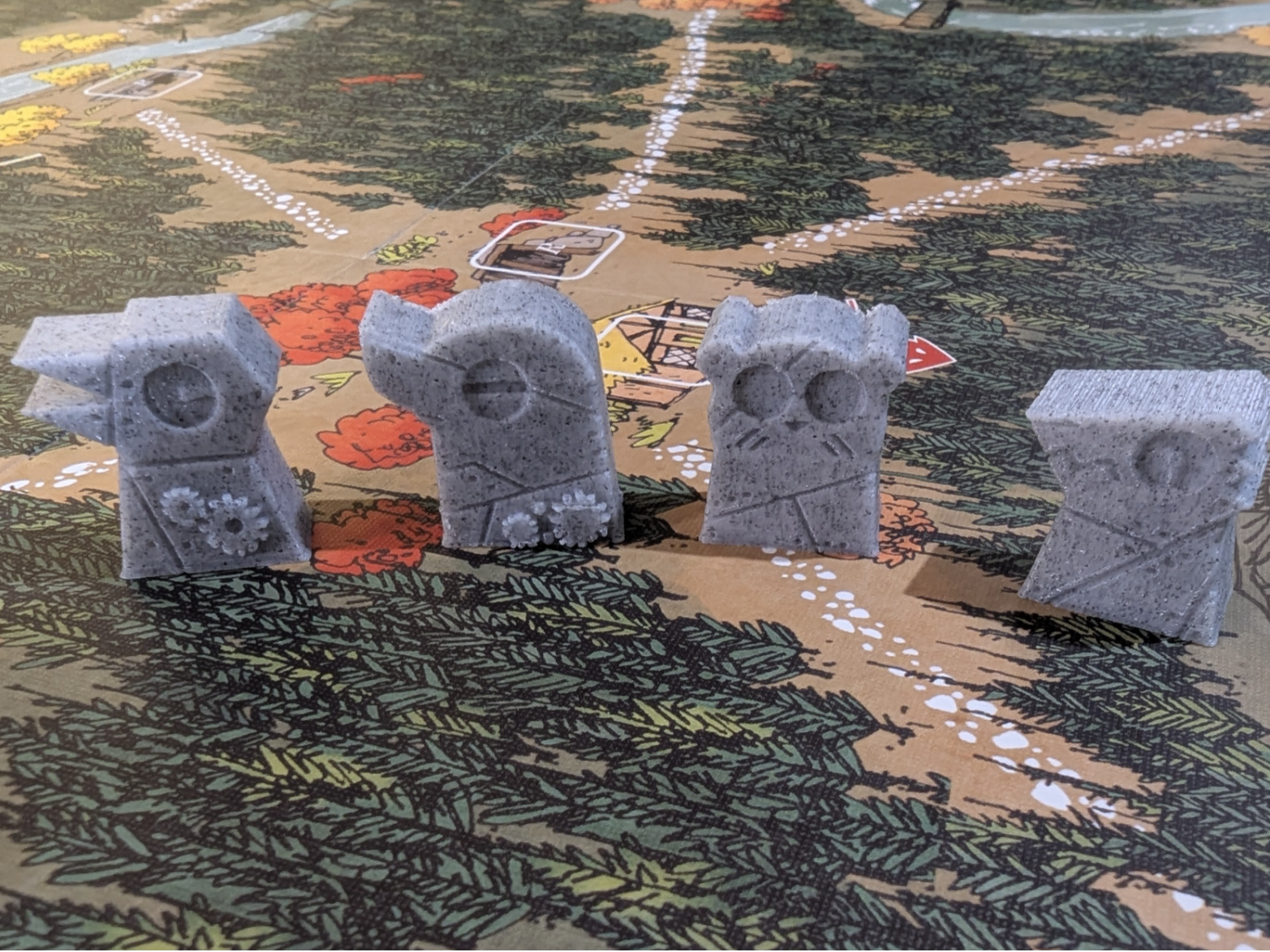 Root Clockwork Expansion 2 Meeples