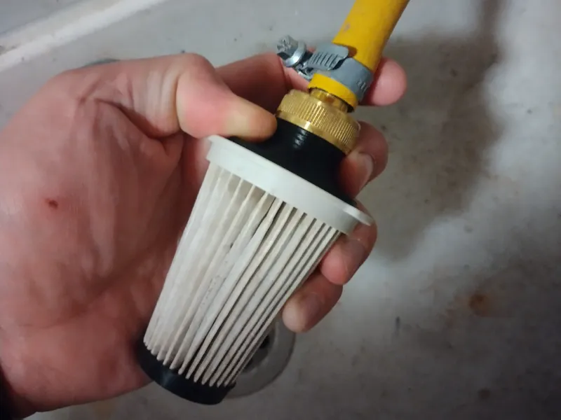 Rückspühladapter Einell für TE-SV Filter