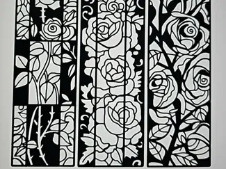Book Mark set 2 Flowers