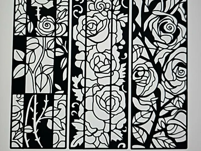Book Mark set 2 Flowers