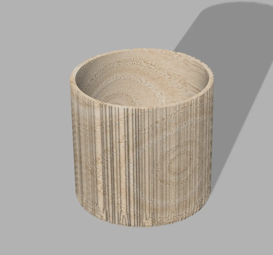 Wood Style Cotton Swab Holder – Bathroom Organizer - Free 3D Print ...