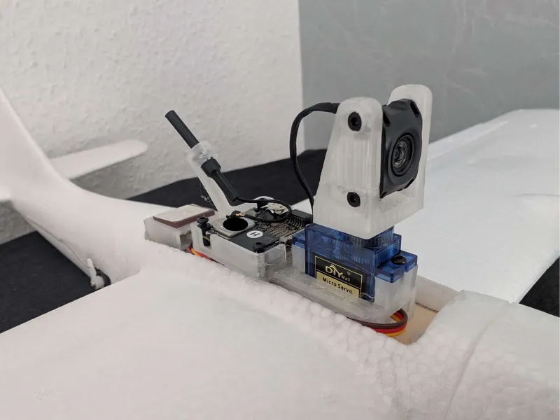 Atomrc Flying Fish DJI O4 FPV Pan Servo base