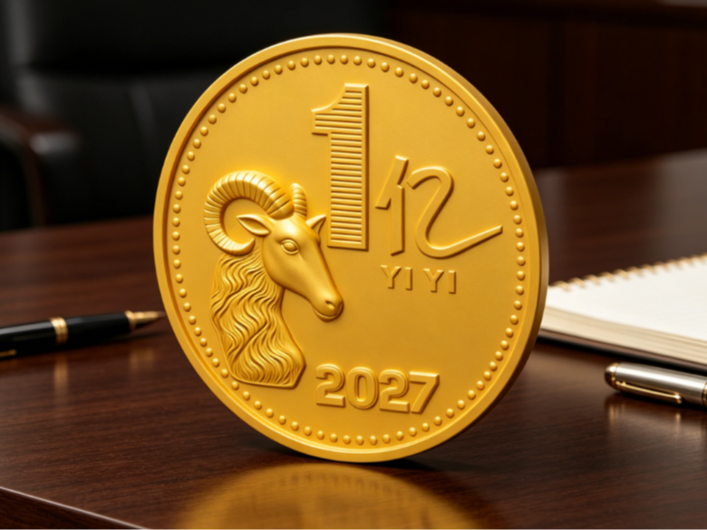 羊年小目标纪念币一亿金币玩具币