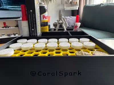 Modular Coral Frag & Tool Organizer (Reef Station)