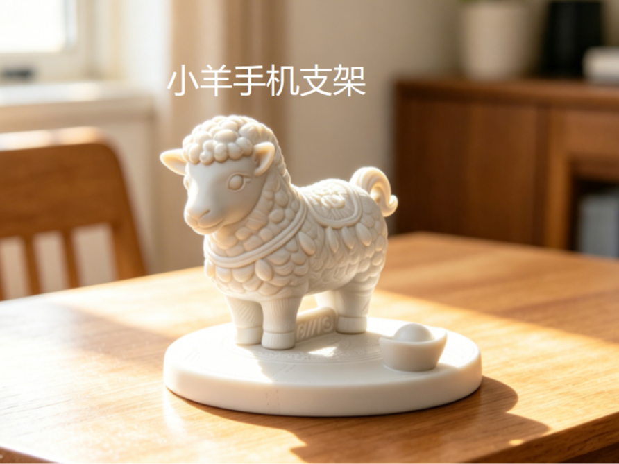 2027 羊年专属生肖小羊手机支架