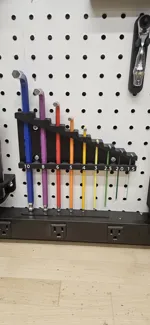 Metric Hex Holder for Peg Board