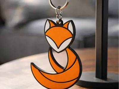 Fox Keychain