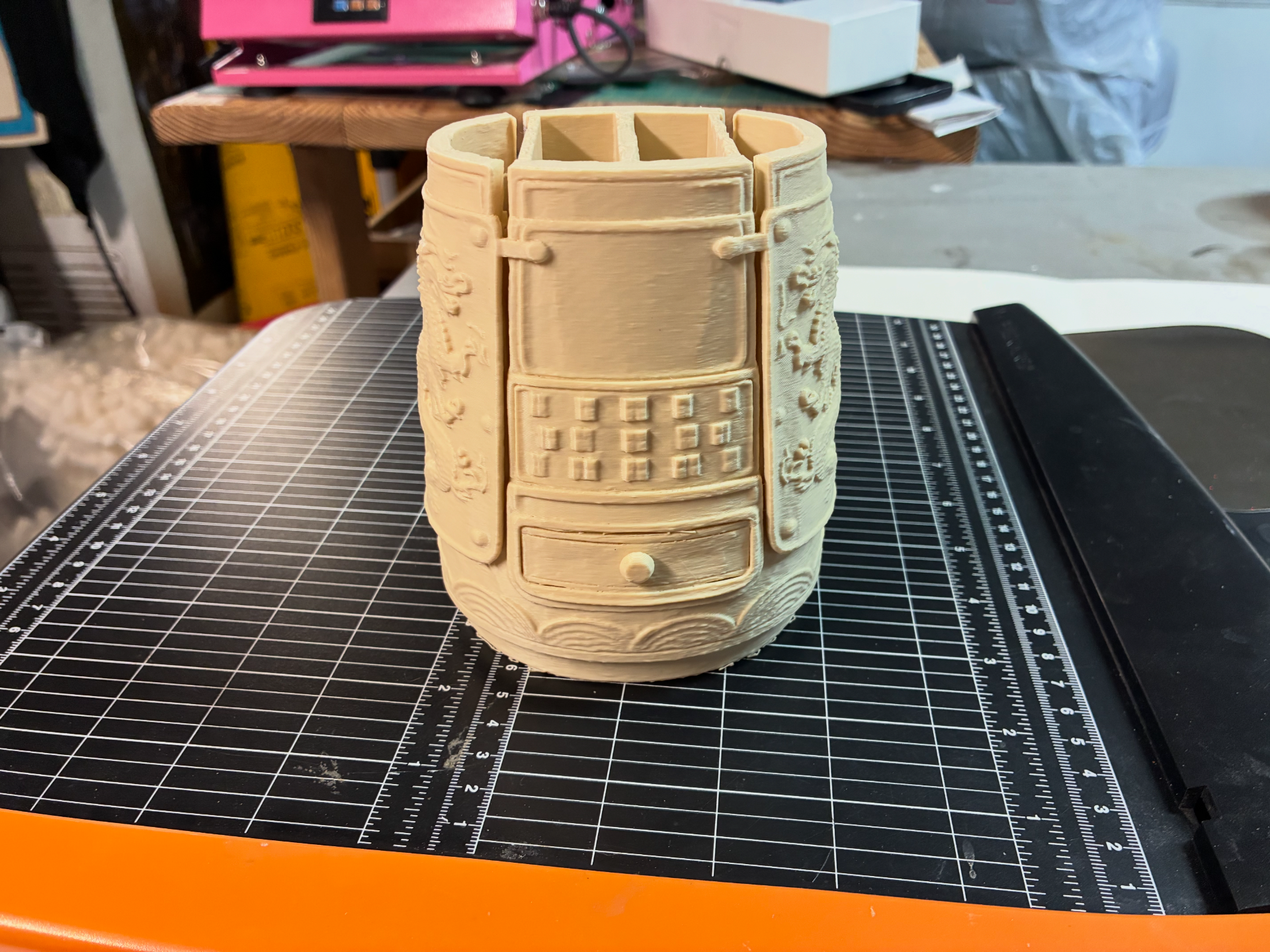 samurai inspired pencil holder