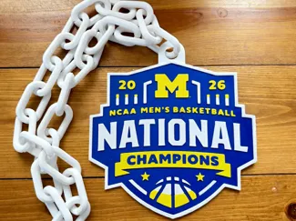 2026 Champions Michigan Wolverines Turnover Chain