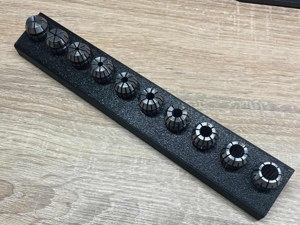 ER16 Collet holder rack - Free 3D Print Model - MakerWorld