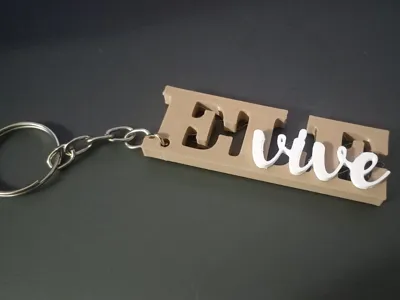 He Lives Keychain