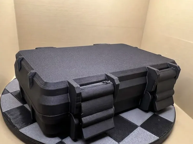 Scalable print in place storage  box